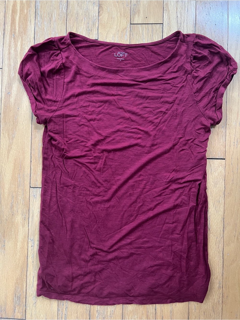 LOFT Short Sleeve Scoop Neck Tee